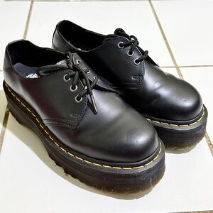Dr. Martens 1461 Quad Platform Leather Oxfords